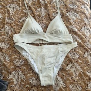 White bikini